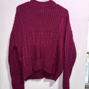 Burgundy Sweater